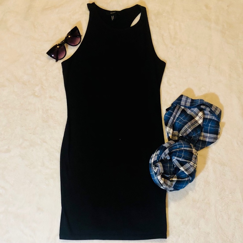 Forever 21 Black Slip Dress